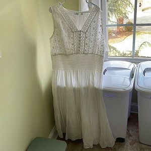 Mlle Gabrielle White Dress 2X